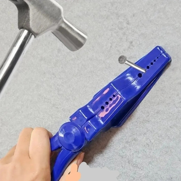 Nail holder safety pliers tool, mobility device, arthritis - Picture 1 of 5